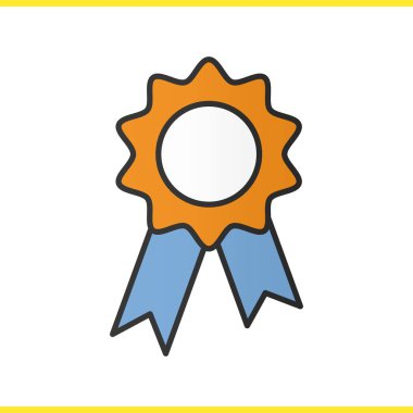 Mühür damgası ile şerit renk simgesi