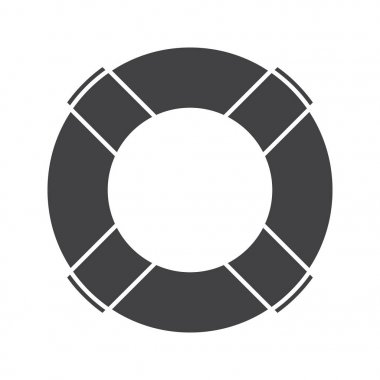 Hayat yüzük glif simgesi