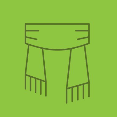 Eşarp doğrusal simgesi