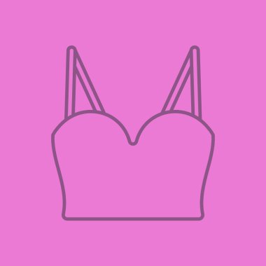 Kadın üst doğrusal simgesi