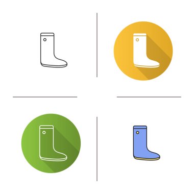 Su geçirmez çizme simgeleri