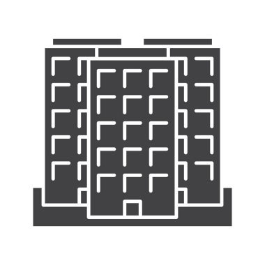 Çok katlı bina simgesini