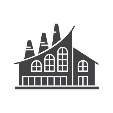 Endüstriyel fabrika simgesi