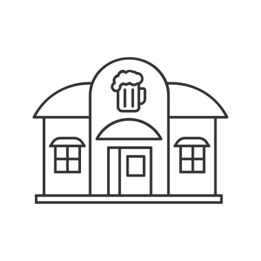 Pub doğrusal simgesi