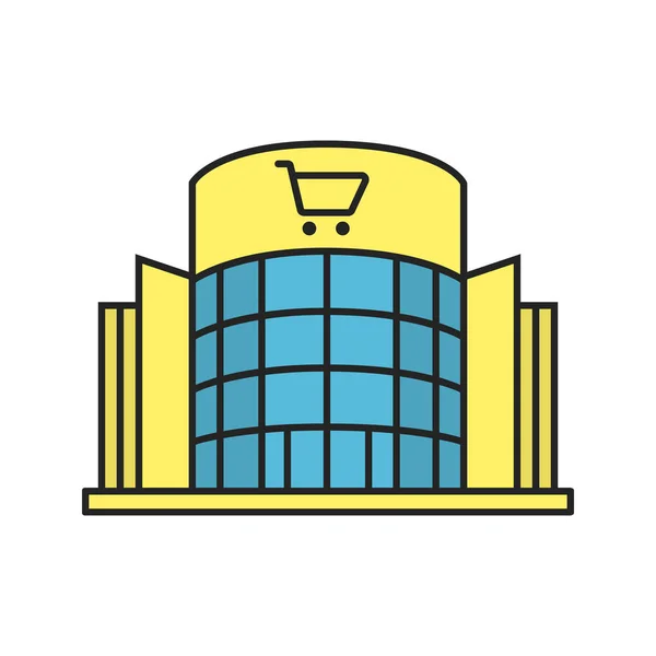 Icono del centro comercial — Vector de stock