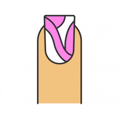 tırnak sanat tasarım simgesi