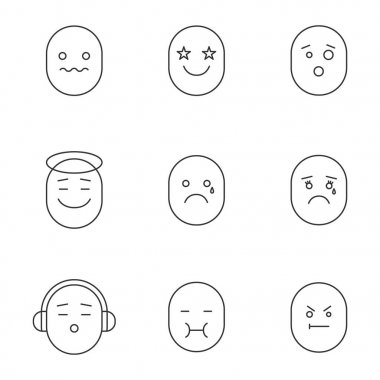 Gülümsüyor Icons set