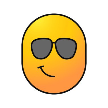 Havalı gülümseme simgesi