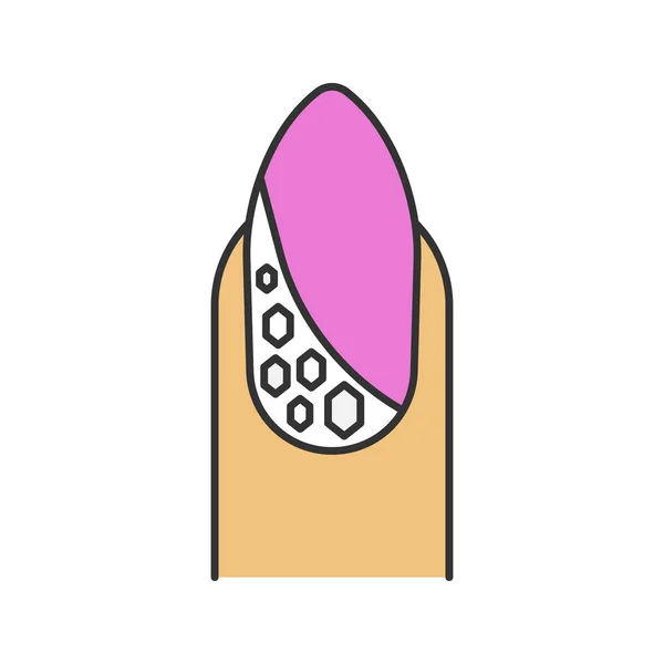 Ikona designu nehtů — Stockový vektor