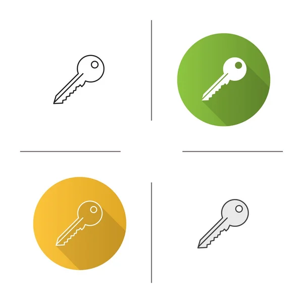 Ensemble d'icônes clés — Image vectorielle