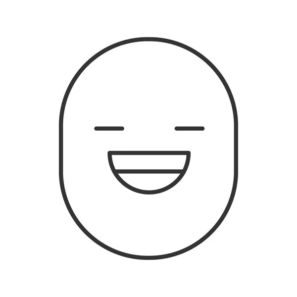 Sonriente icono sonriente — Archivo Imágenes Vectoriales