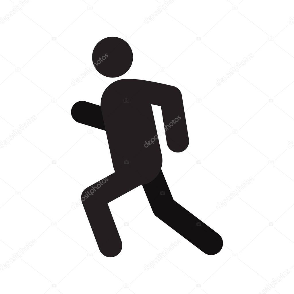 Running man icon