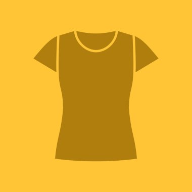 Kadın t-shirt simgesi