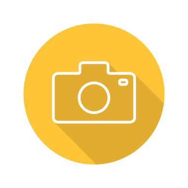 Doğrusal uzun gölge simgesi