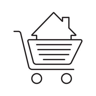 İnce çizgi tasarım simgesi