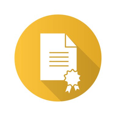 uzun gölge glif simgesi