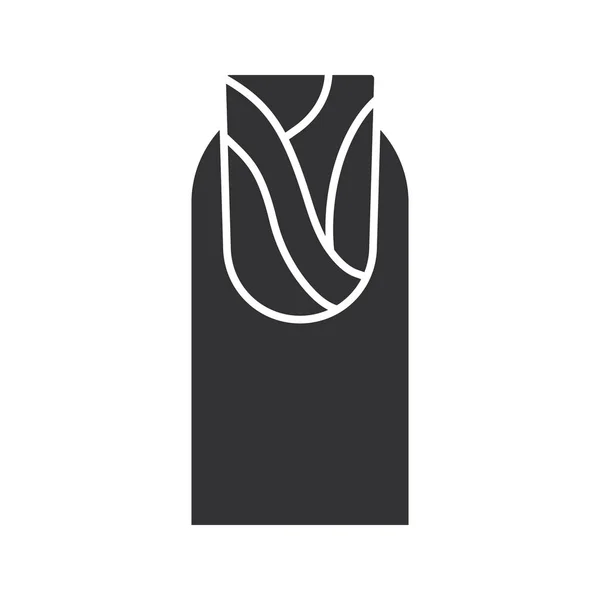 Icona simbolo silhouette — Vettoriale Stock