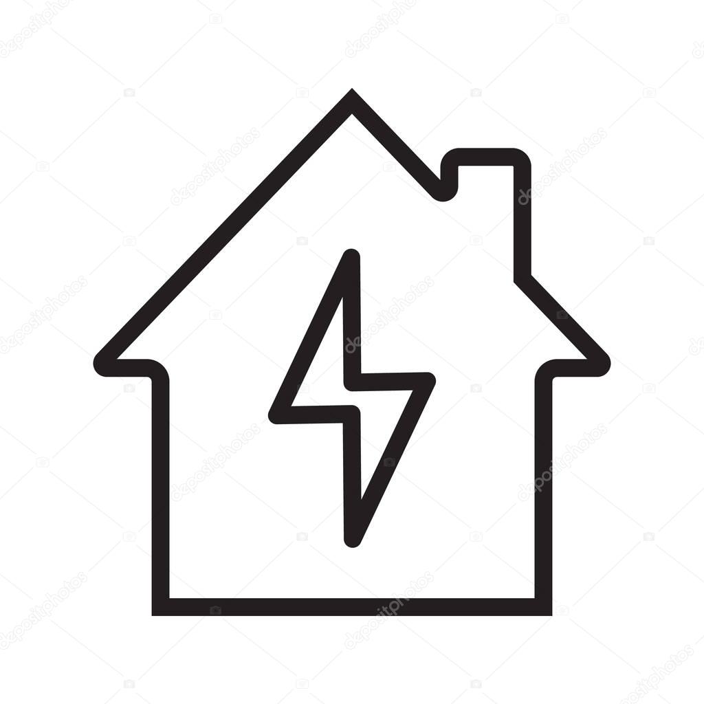 Thin line design icon, vector illustration