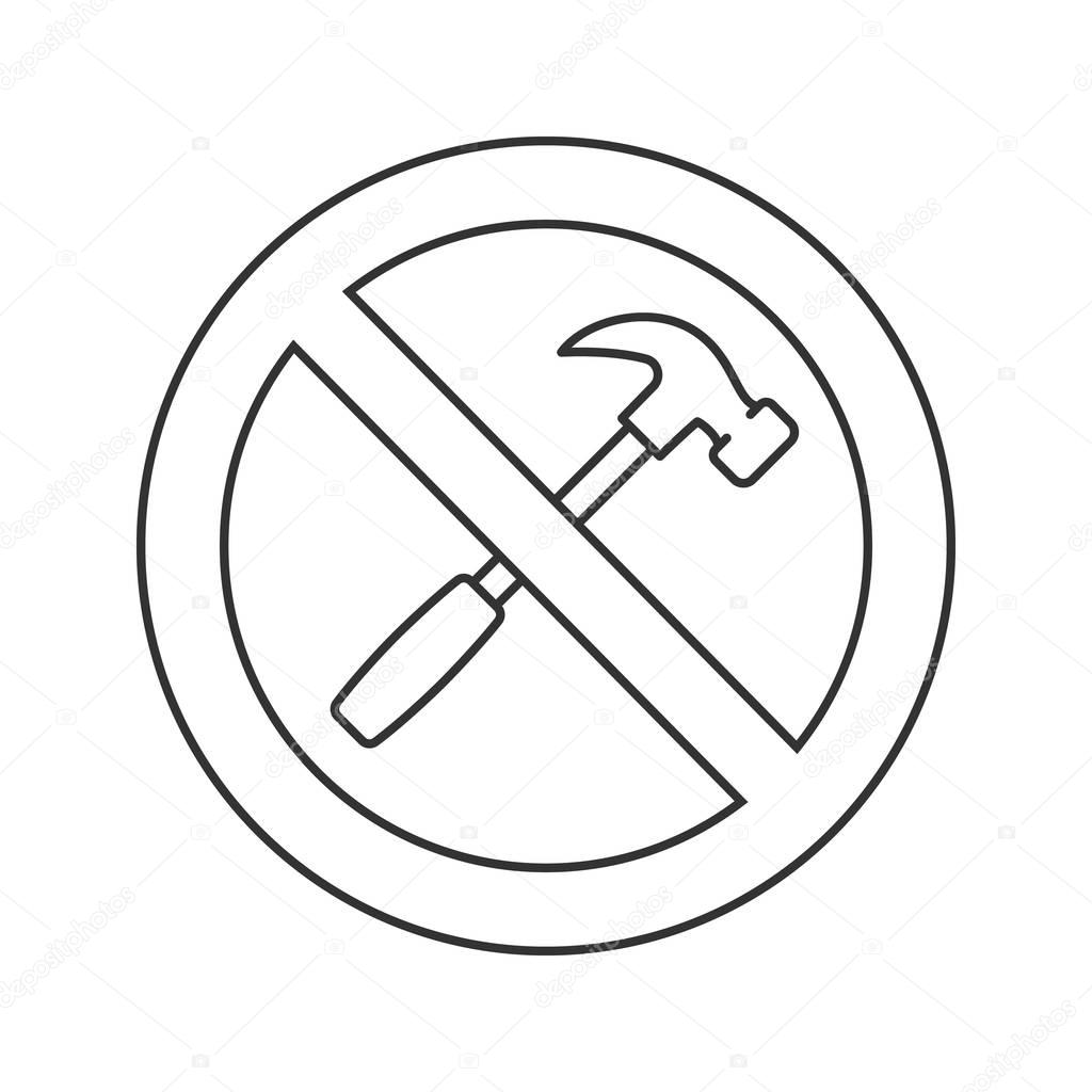 Thin line design icon, vector illustration