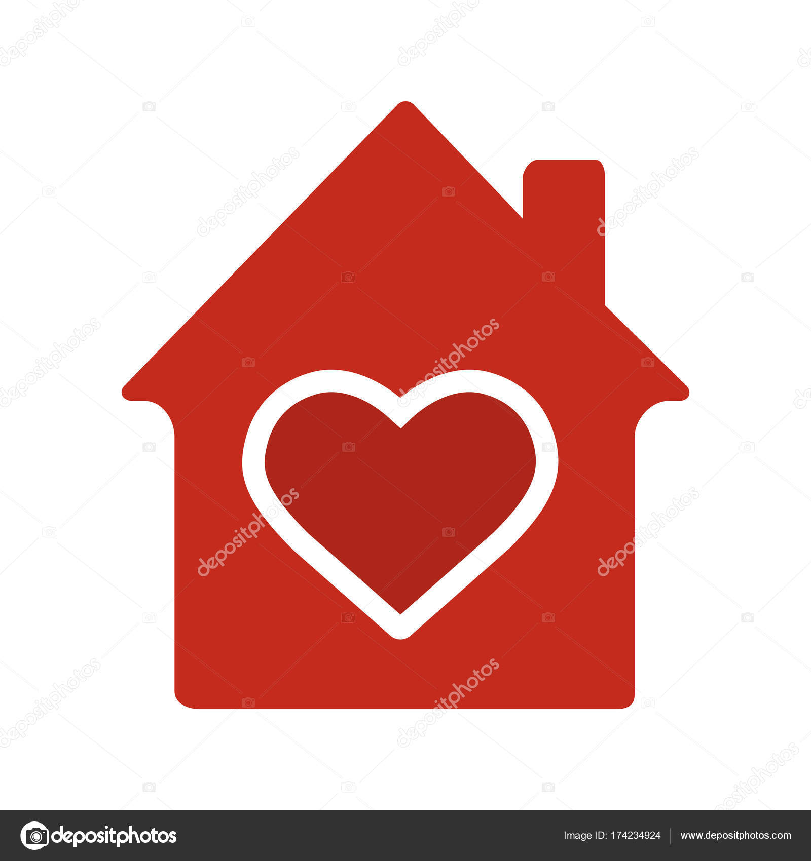 Family house icon Stock Vector Image by ©bsd 174234924