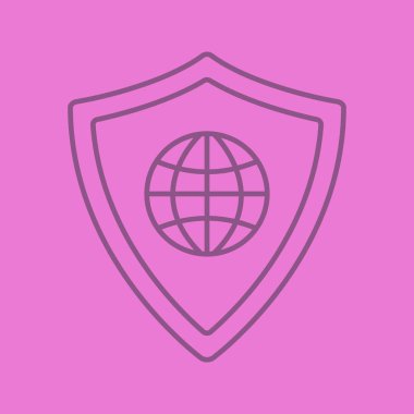 Ağ güvenlik simgesi