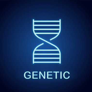 DNA zinciri modeli simgesini