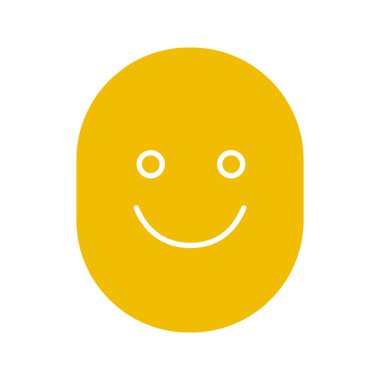 Mutlu ve komik bir gülümseme simgesi