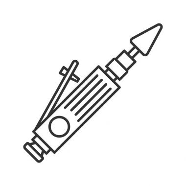 Hava ile çalışan Vana değirmeni simgesi