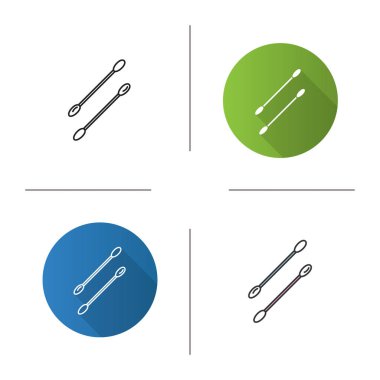 Pamuk tomurcukları Icons set