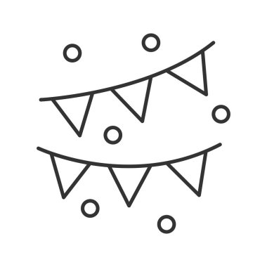 Çelenk doğrusal simgesi