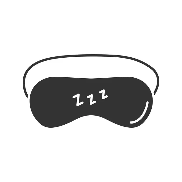 Slapende masker pictogram — Stockvector
