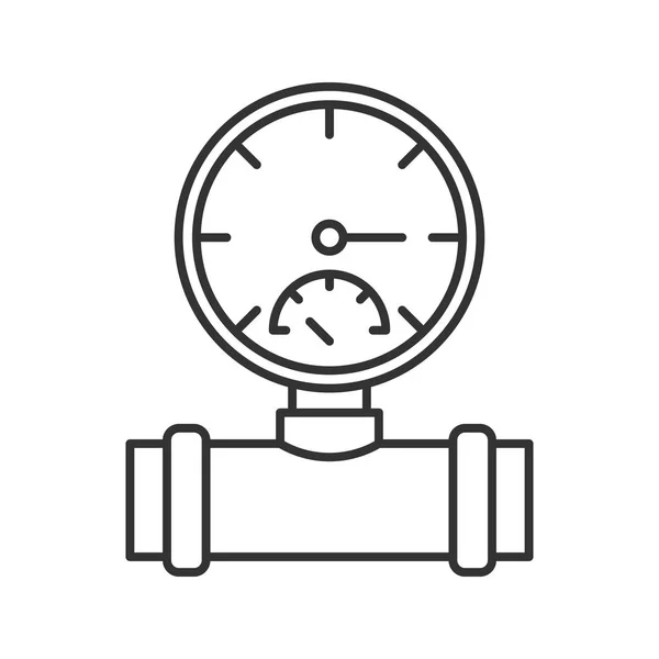 Manometer-Symbol — Stockvektor