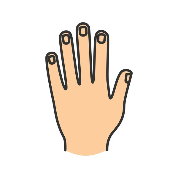 Férfi kéz ikon — Stock Vector