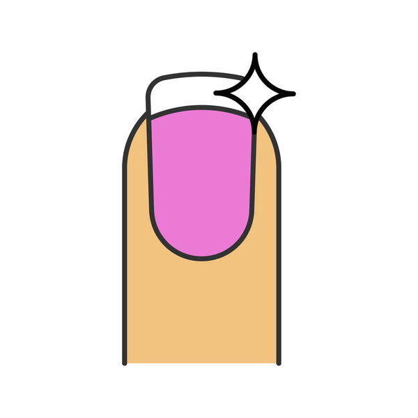 Nail polishing icon