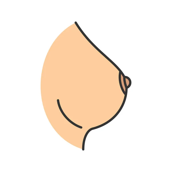 Εικονίδιο του στήθους της γυναίκας — Διανυσματικό Αρχείο