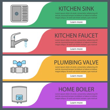 Sıhhi tesisat afiş Şablonlar 
