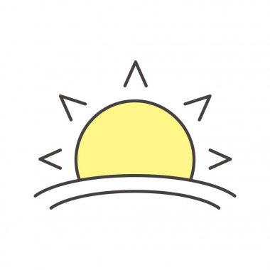 Yükselen güneş simgesi