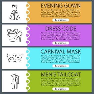 Afiş Şablonlar parti elbise 