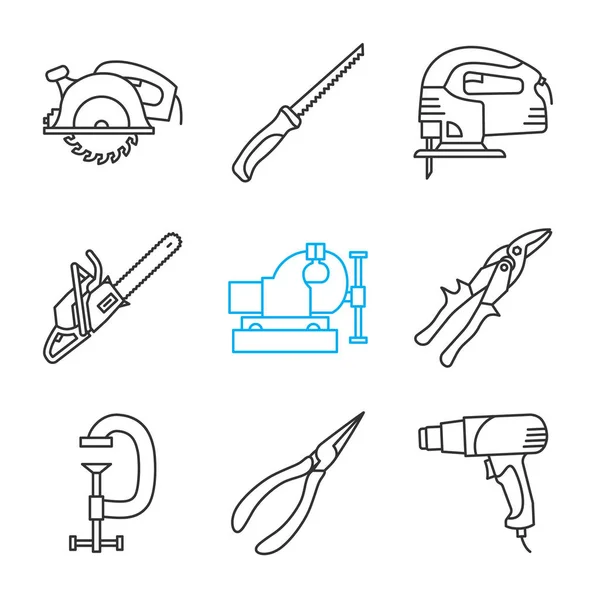 建筑工具图标设置 — 图库矢量图片