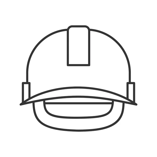 Icono del casco de seguridad industrial — Vector de stock