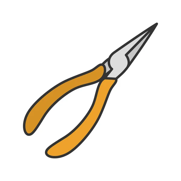 Pointed pliers icon — Stock Vector