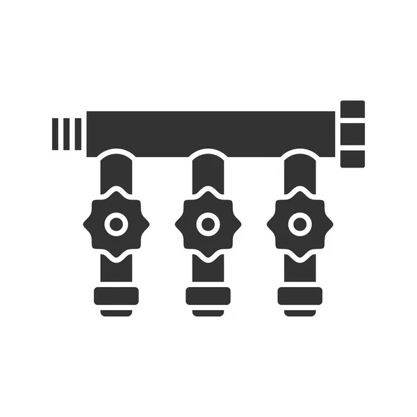 Manifold grifo icono — Vector de stock