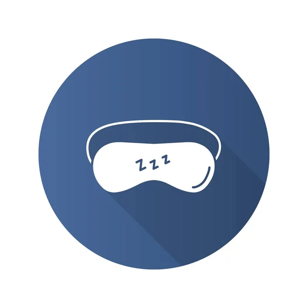 Ikone der Schlafmaske — Stockvektor