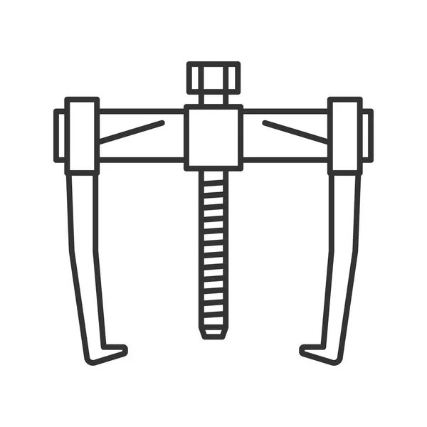 Rodamiento extractor icono linar — Archivo Imágenes Vectoriales