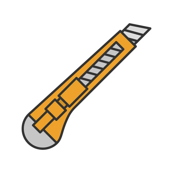 Stationery knife icon — Stock Vector