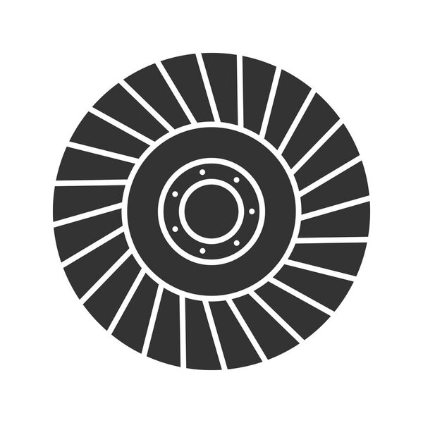 Abrasive flap wheel icon
