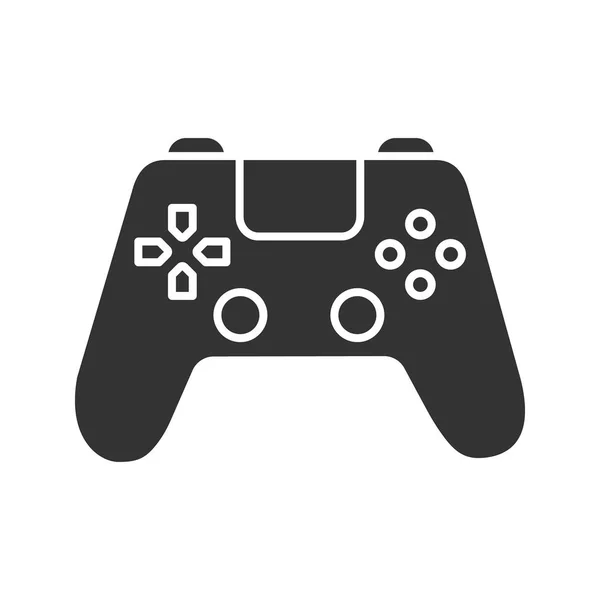 Gamepad glyph icon — Stock Vector