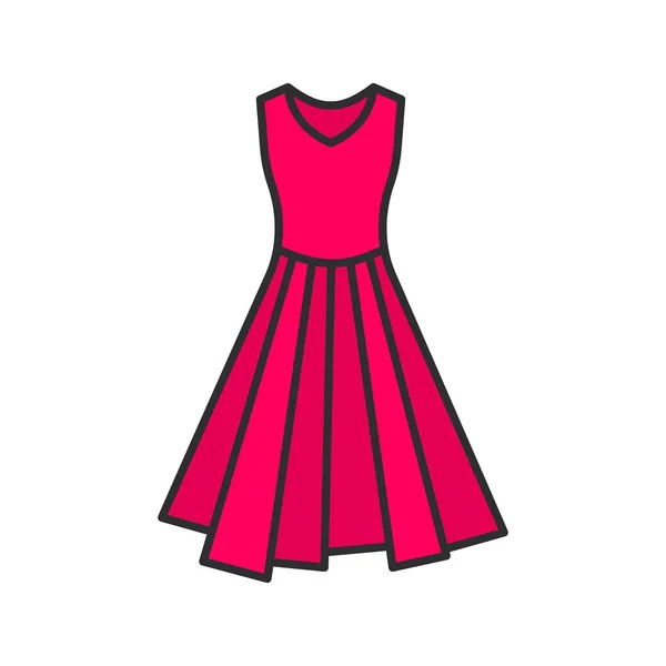Dress color icon — Stock Vector