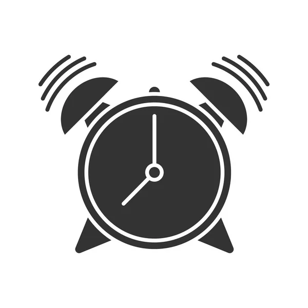 Timbre despertador icono del reloj — Vector de stock