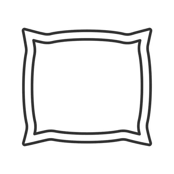 Icona cuscino quadrato — Vettoriale Stock